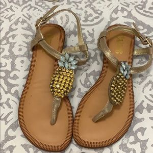 Pineapple sandals